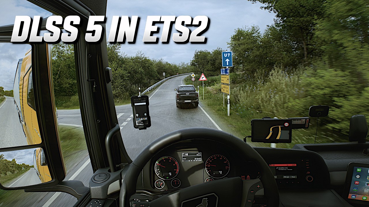 DLSS 5 in ETS2? | Full Tutorial with Snowymoon and Gameplay Test