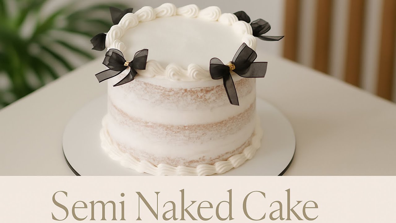 Montagem de Bolo Semi Naked Cake | Passo a passo completo 🎂