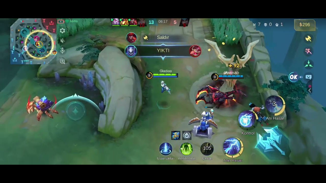 MUHTEŞEM TEKLEYEN EUDORA İLE GELSİN VAHŞİLER 26 KİLL ÖLÜMSÜZZ - Mobile Legends Gladioo