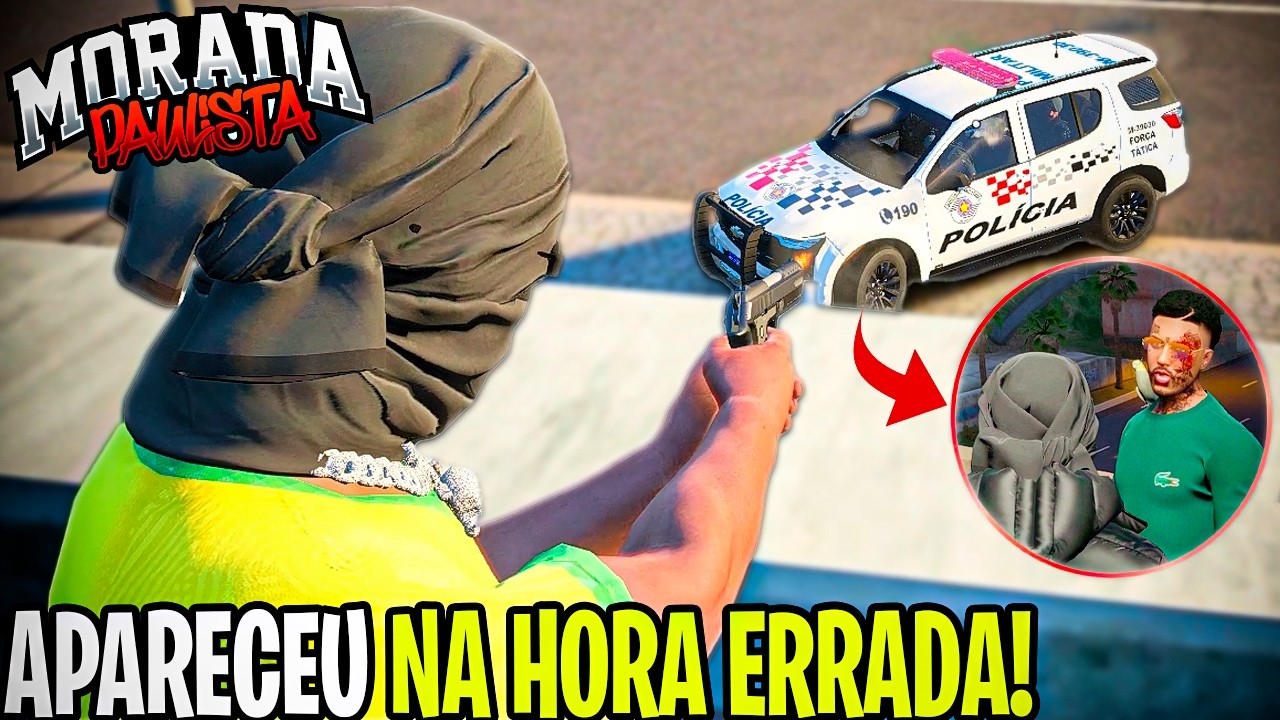 😈 EP 10 - A FAVELA FOI PRA PISTA… E A POLÍCIA CHEGOU! - GTA RP