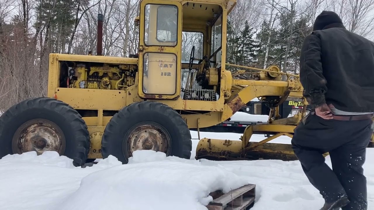 1953 cat 112 grader