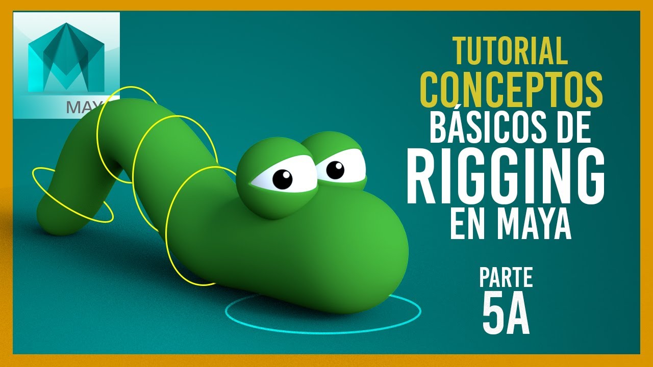 Conceptos básicos de rigging en Maya  Parte 5A Cartoon character  Curso GRATUITO de rig en Maya ❤️