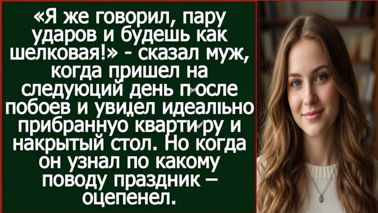 «Я же говорил, пару ударов и будешь как шелковая!» - сказал муж, но уже через 5 минут...