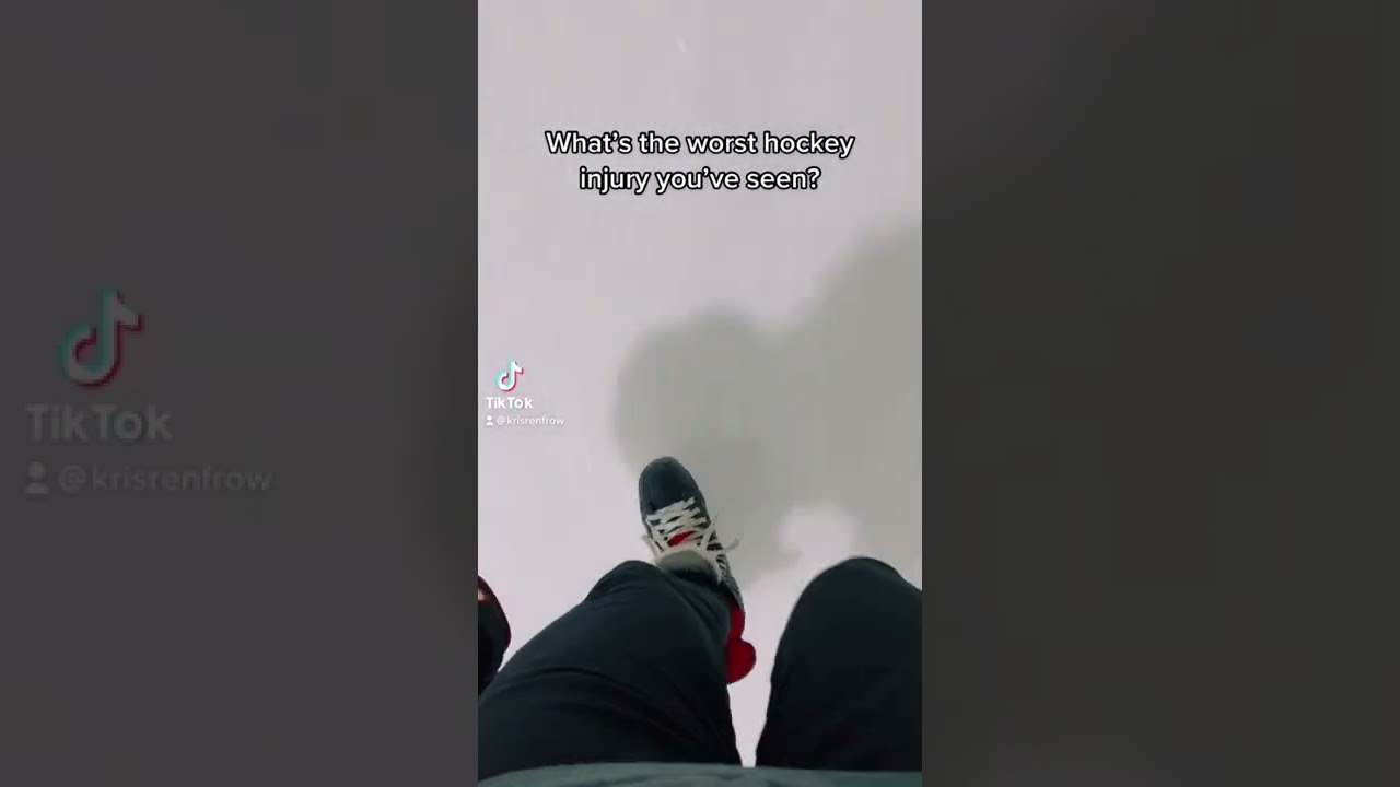 Worst Injury? 😳 #Hockey #Icehockey #Hockeygoalie #NHL