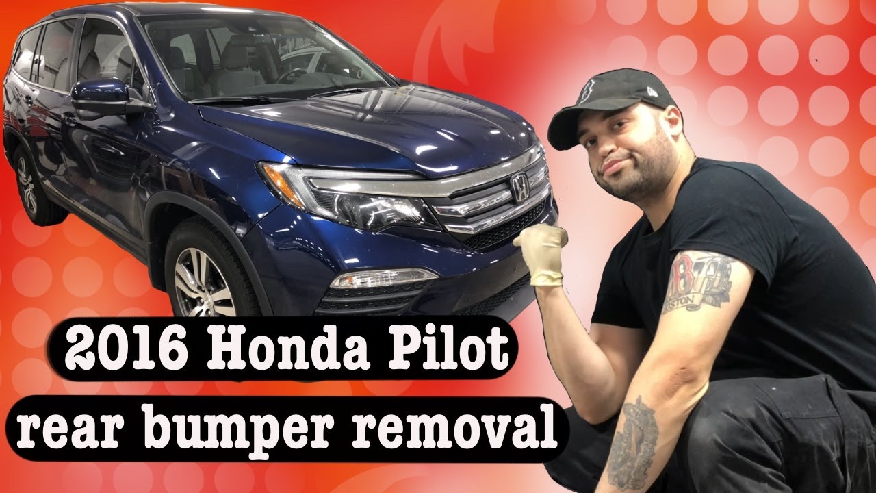 2016 Honda Pilot rear bumper removal