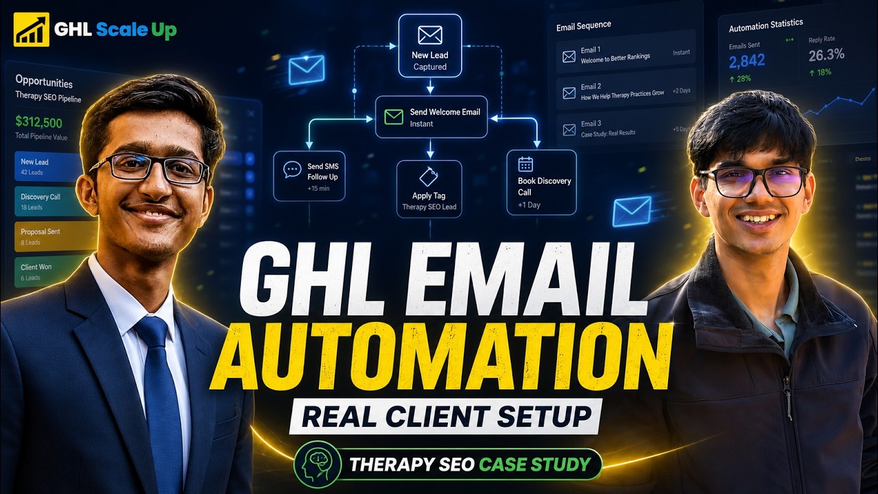 GoHighLevel Email Automation Tutorial for Agencies | Real Client Setup