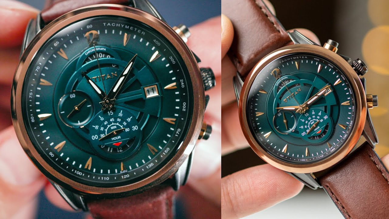 Titan Maritime Pro Lateen Sail Chronograph Watch