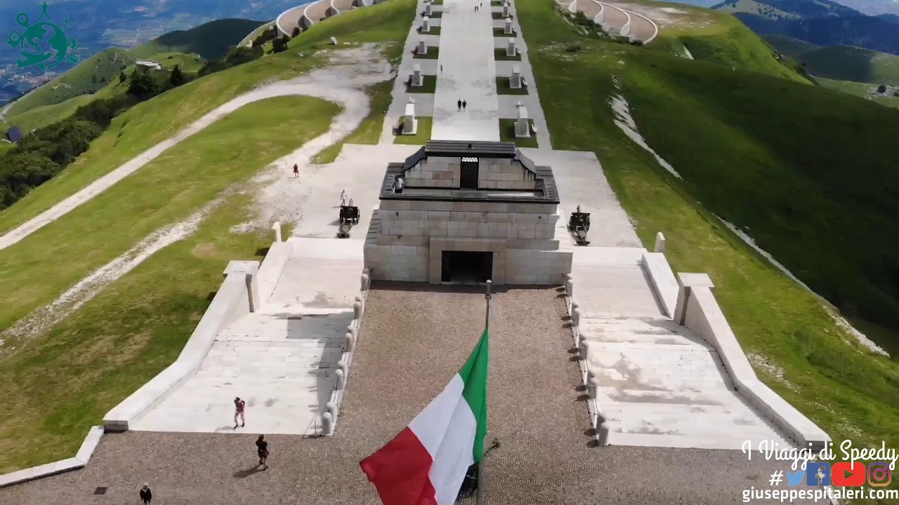 Il sacrario militare del Monte Grappa (drone) ... il Piave mormorò
