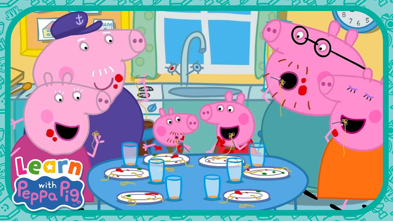 Learn About Families With Peppa Pig 👩‍👩‍👧‍👦 Educational Videos for Kids 📚 Learn With Peppa Pig