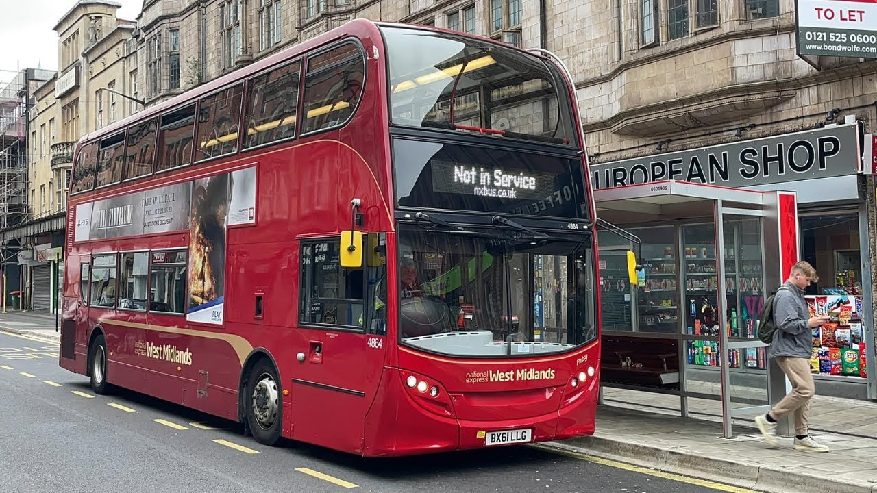 Thrash | NXWM (Walsall) 4864 (BX61 LLG) Route X51