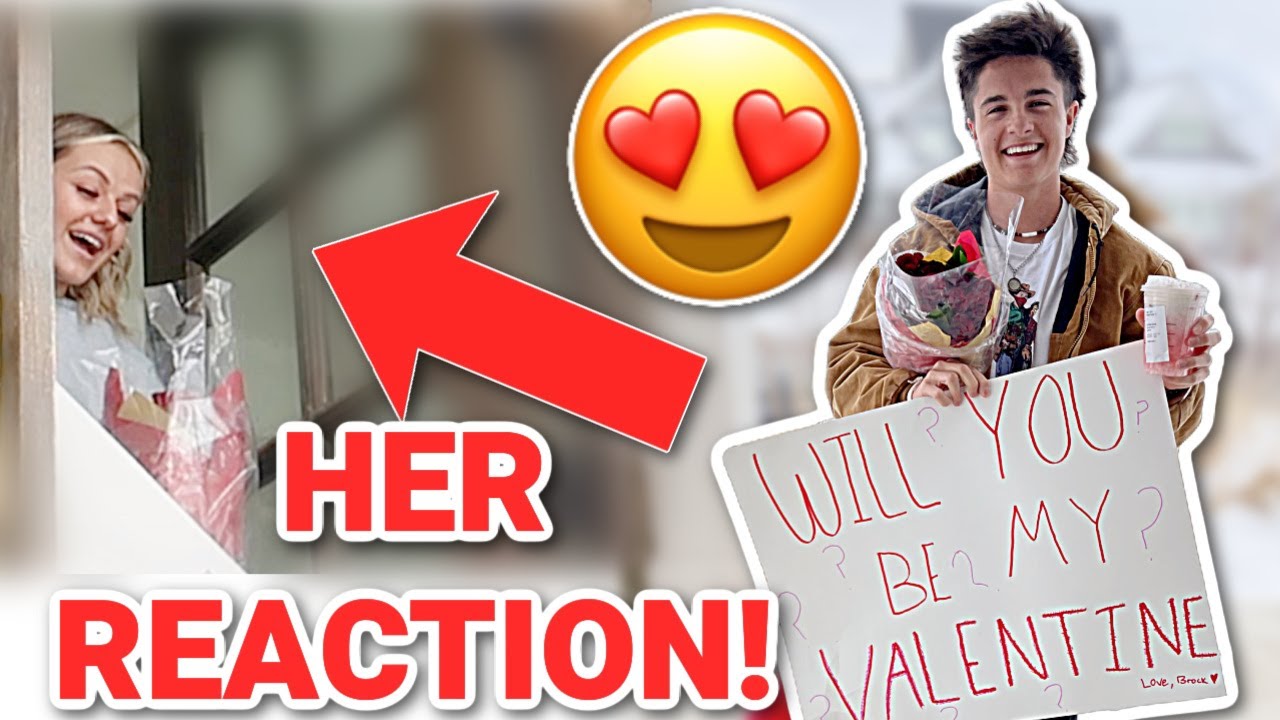 Asking my GIRLFRIEND to be my VALENTINE!