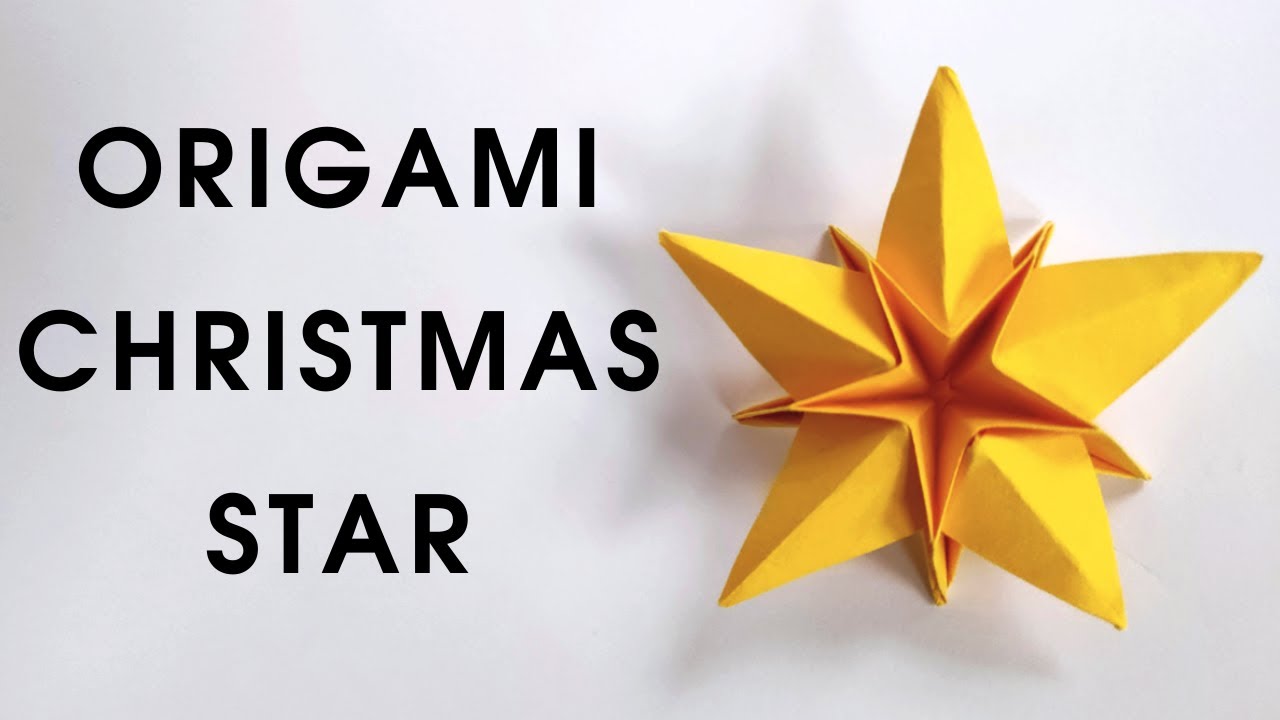 Origami CHRISTMAS STAR | How to make a paper Christmas star | Christmas decorations