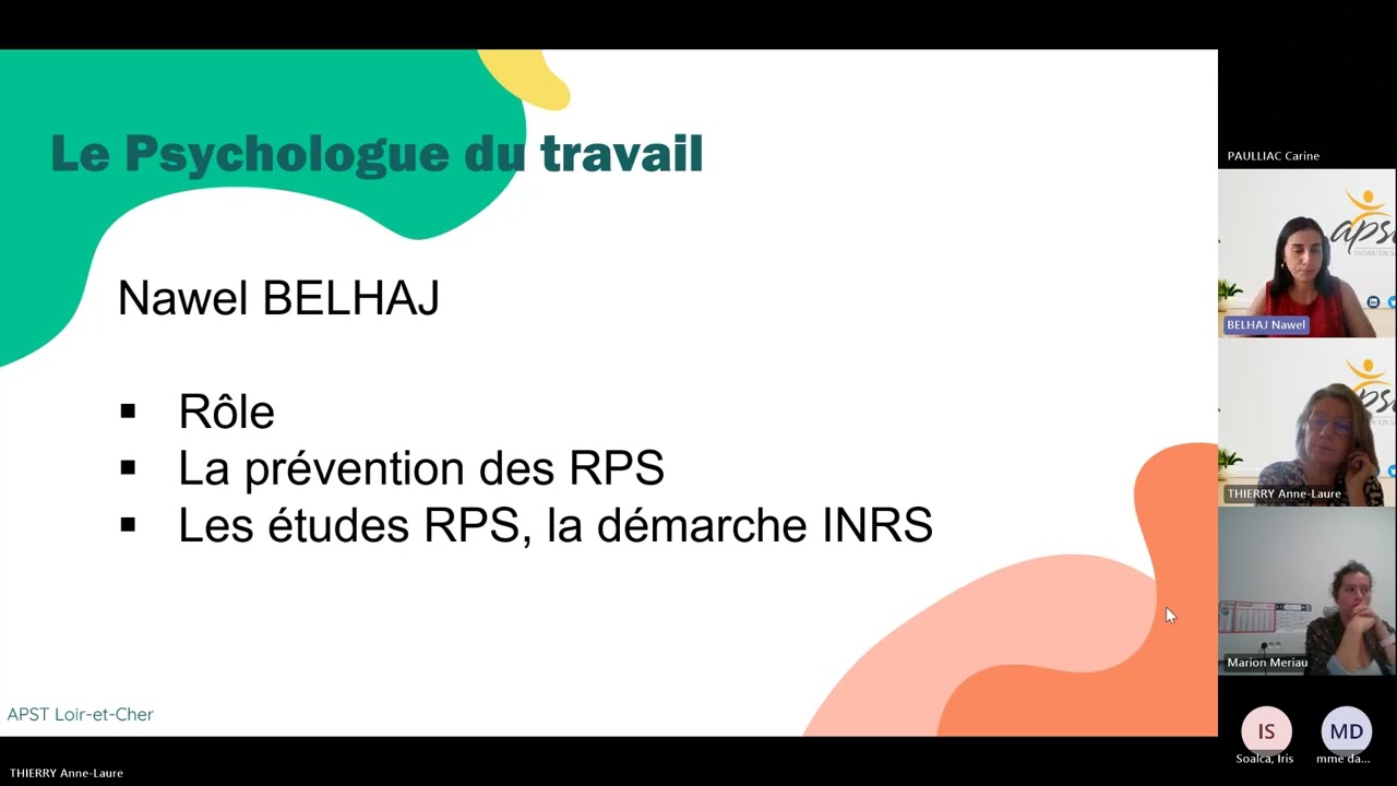 Webinaire : &Agrave; quoi sert une psychologue dans un Service de Sant&eacute; au Travail ? (20231010)