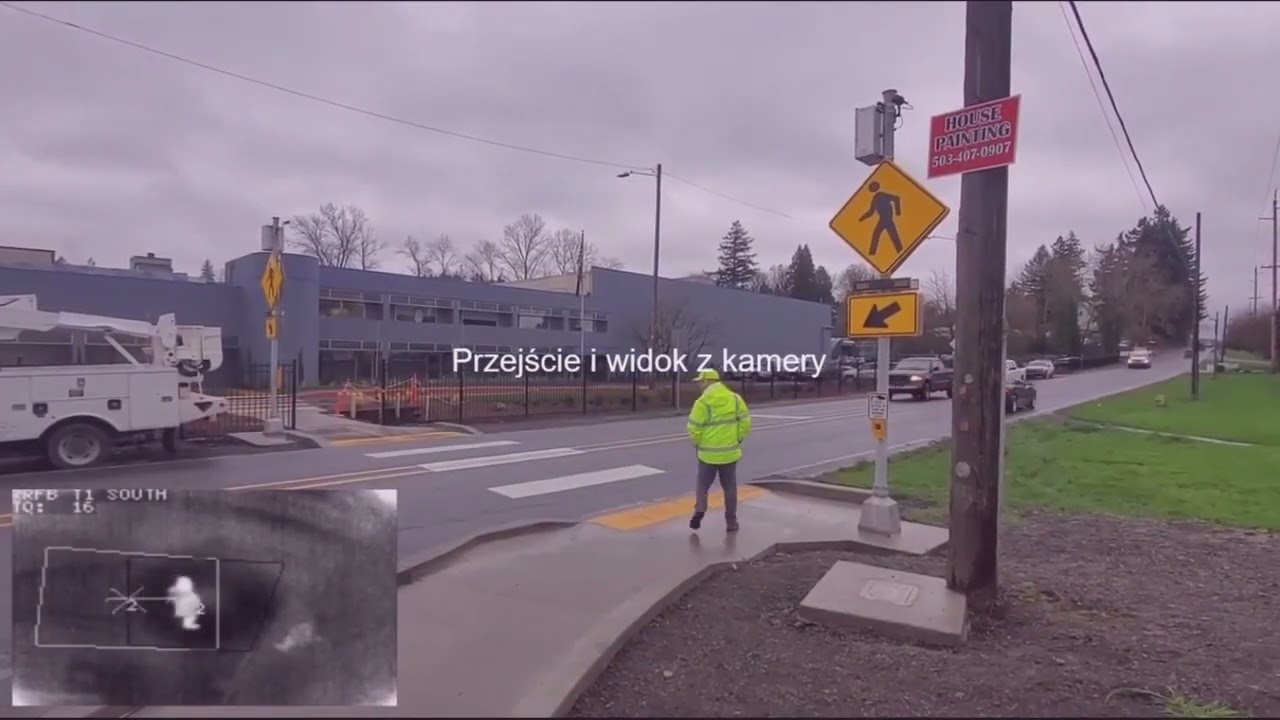 Podgląd termowizyjny i działanie TrafiOne (Thermal imaging view and operation of the TrafiOne)