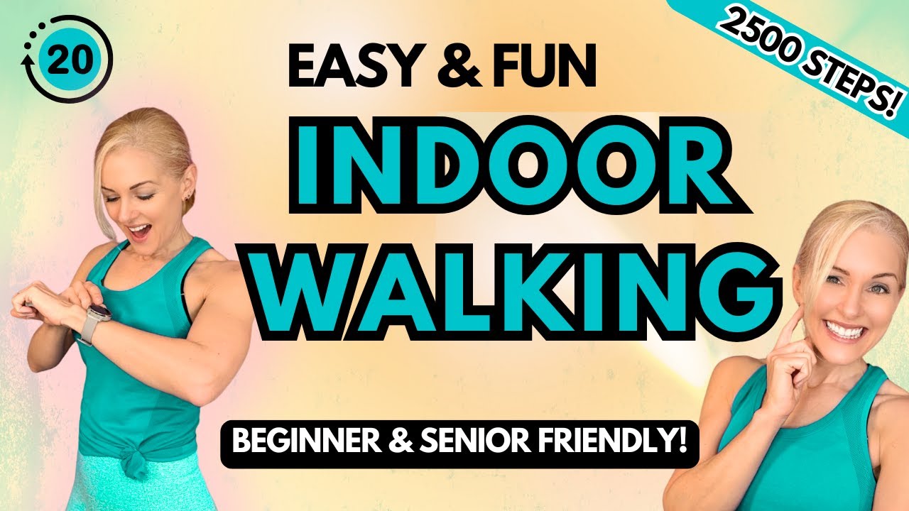 🚶‍♀️ 20-Minute SUPER FUN Walking Workout | 2500 Steps | Low Impact & Beginner-Friendly 🎶