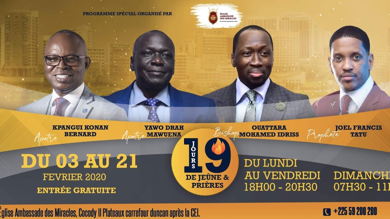 40 jours De Jeûne et Prières, Jour 33 - Apôtre Yawo Drah Mawuena