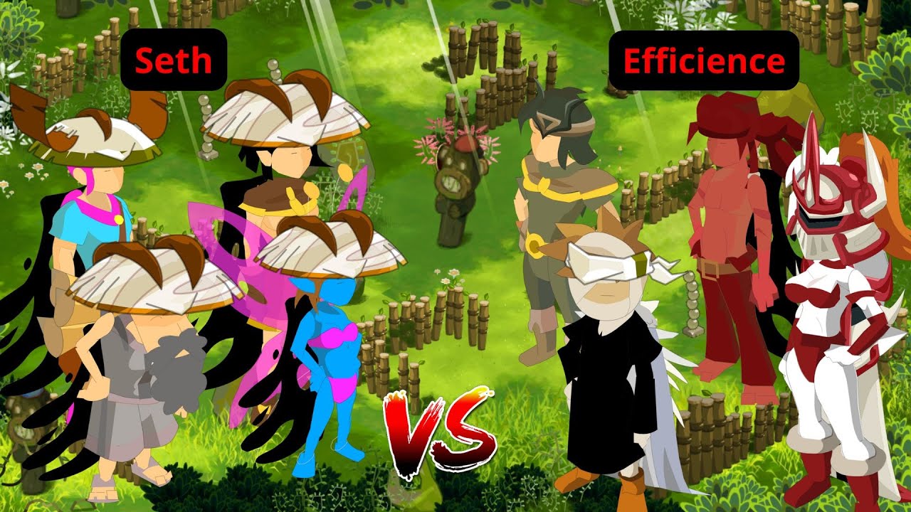 1 heure7minutes38secondes de bourrinage  | Seth vs Efficience match 1【Dofus Rétro PvP Tournoi 4v4】