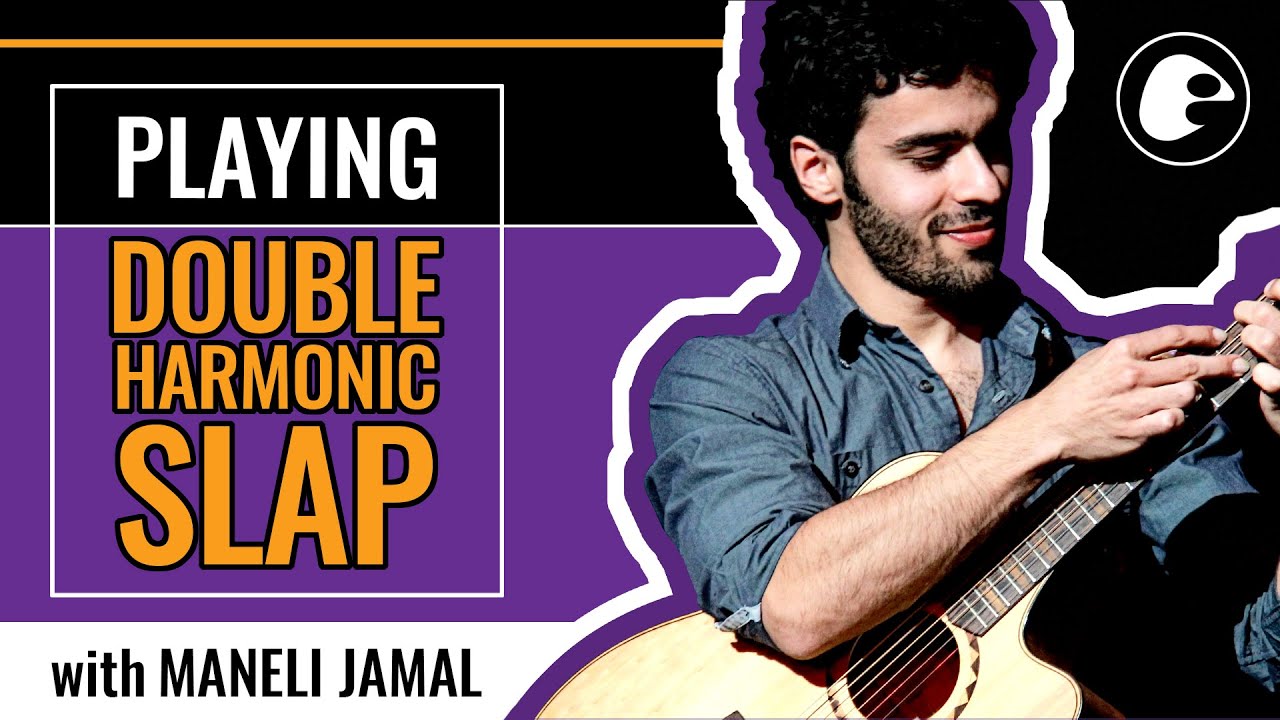 Maneli Jamal Acoustic Guitar Lesson - How to Play Slap Harmonics | ELIXIR Strings