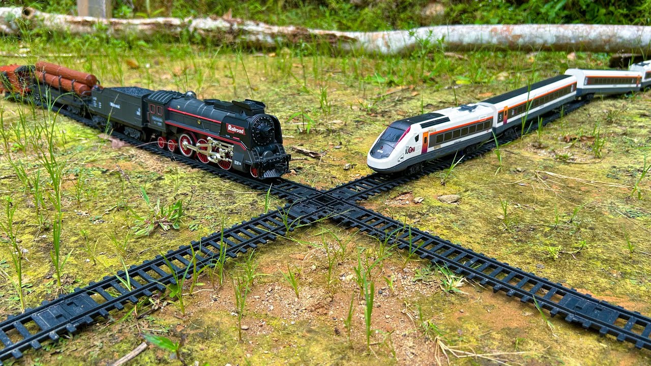 Mencari & Merakit Mainan Kereta Api Cepat dan Kereta Api Uap Klasik | DS - TOY