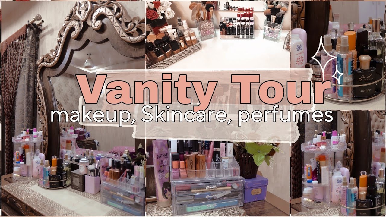 My Vanity Tour 💄 2025  Makeup, Jewellery, Perfumes Collection