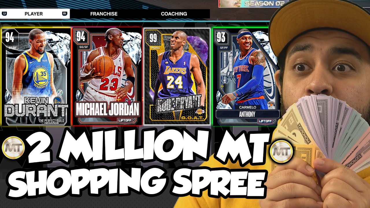 2 MILLION MT SHOPPING SPREE! I Bought Every Card for Dark Matter Kobe Bryant Collection in NBA 2K24