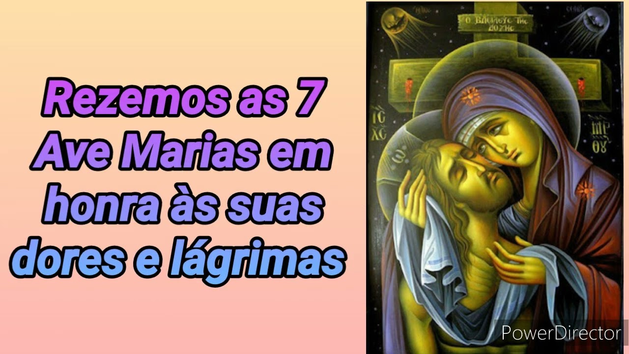 7 Ave Marias em honra &agrave;s suas dores e l&aacute;grimas #nossasenhoradasdores #cat&oacute;licosemora&ccedil;&atilde;o  #ora&ccedil;&atilde;o #f&eacute;