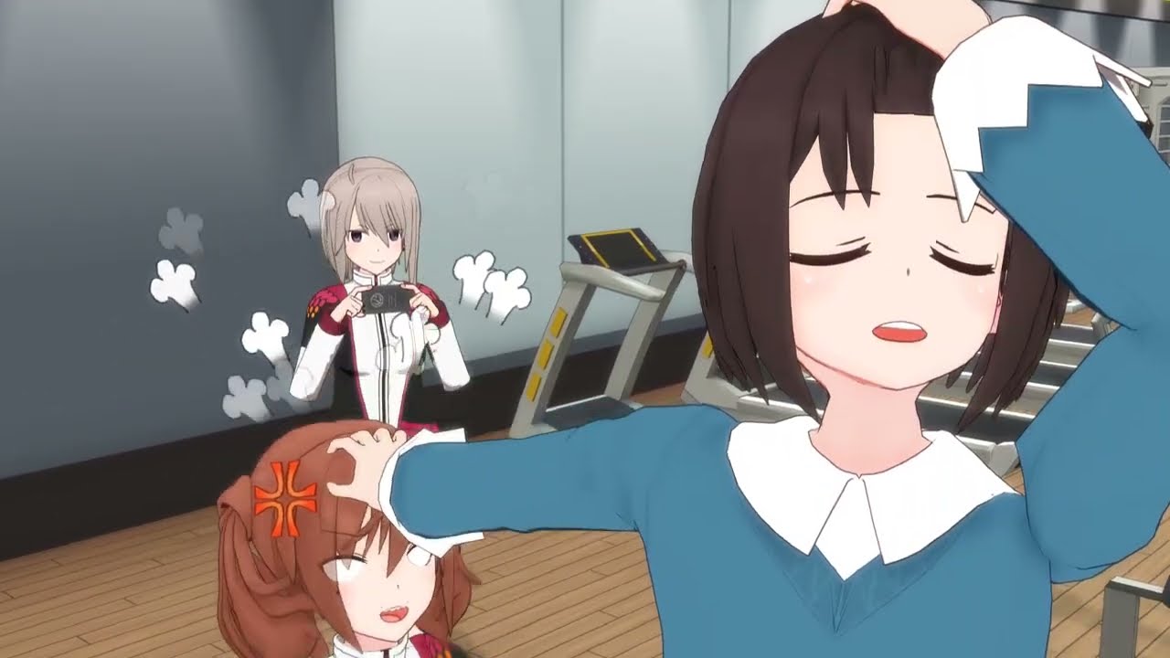 【MMDアリスギア】圧倒的なリーチで唯を制する乙莉（ドブカスパロ）