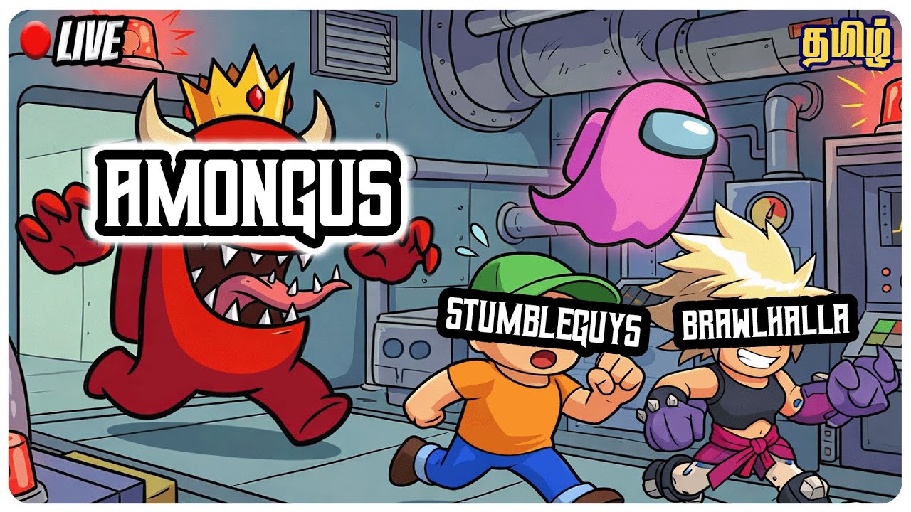 [🔴LIVE] Among Us X Brawlhalla X Stumble Guys | Multi-Medium Stream | Multiplayer Games | BlackRealm