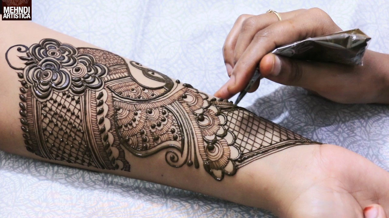 Full Hand Dulhan Mehndi Designs | Indo Arabic Full Hand Wrist Palm Mehendi Design | Wedding( Bridal)