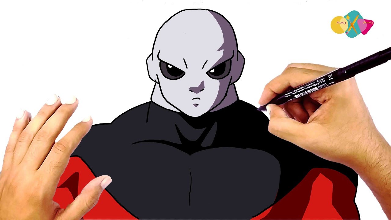 رسم جيرين || من انمي دراغون بول | بطريقة بسيطة و سهلة خطوة بخطوة للمبتدئين