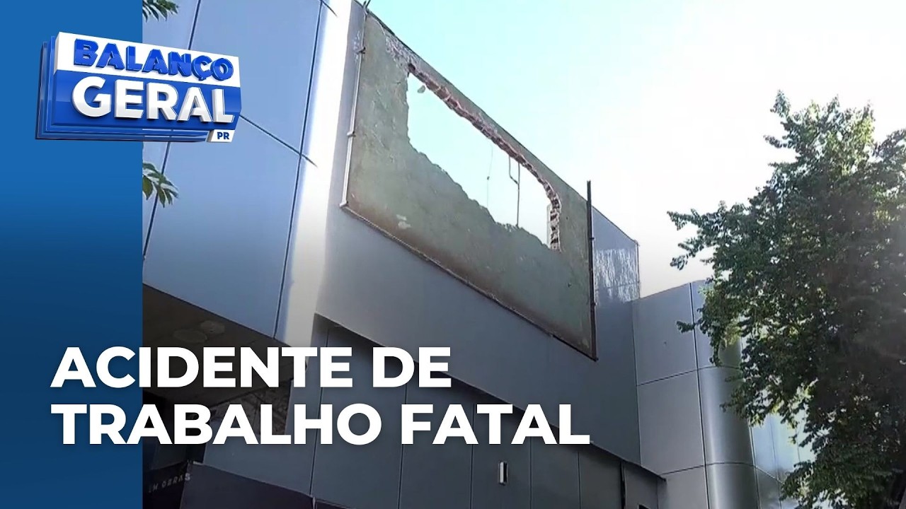 Trabalhador morre após cair de seis metros de altura durante reforma de shopping em Maringá