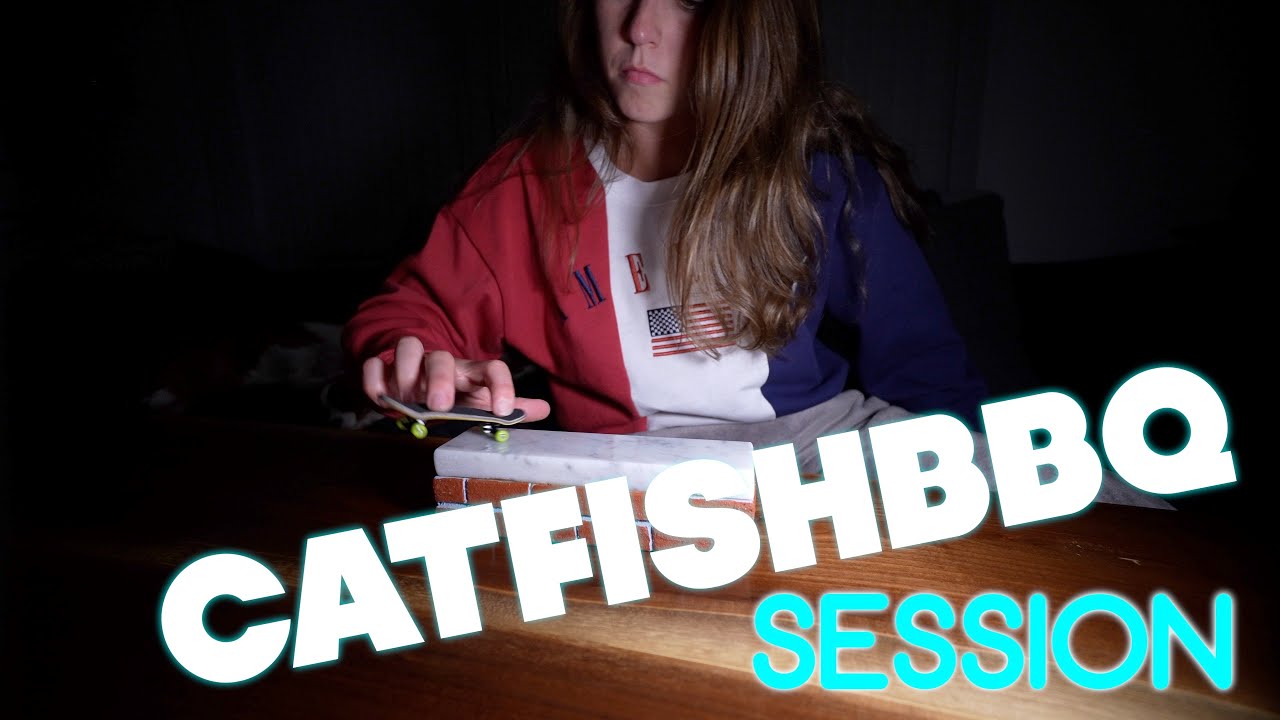 CATFISH BBQ FINGERBOARD SESSION!