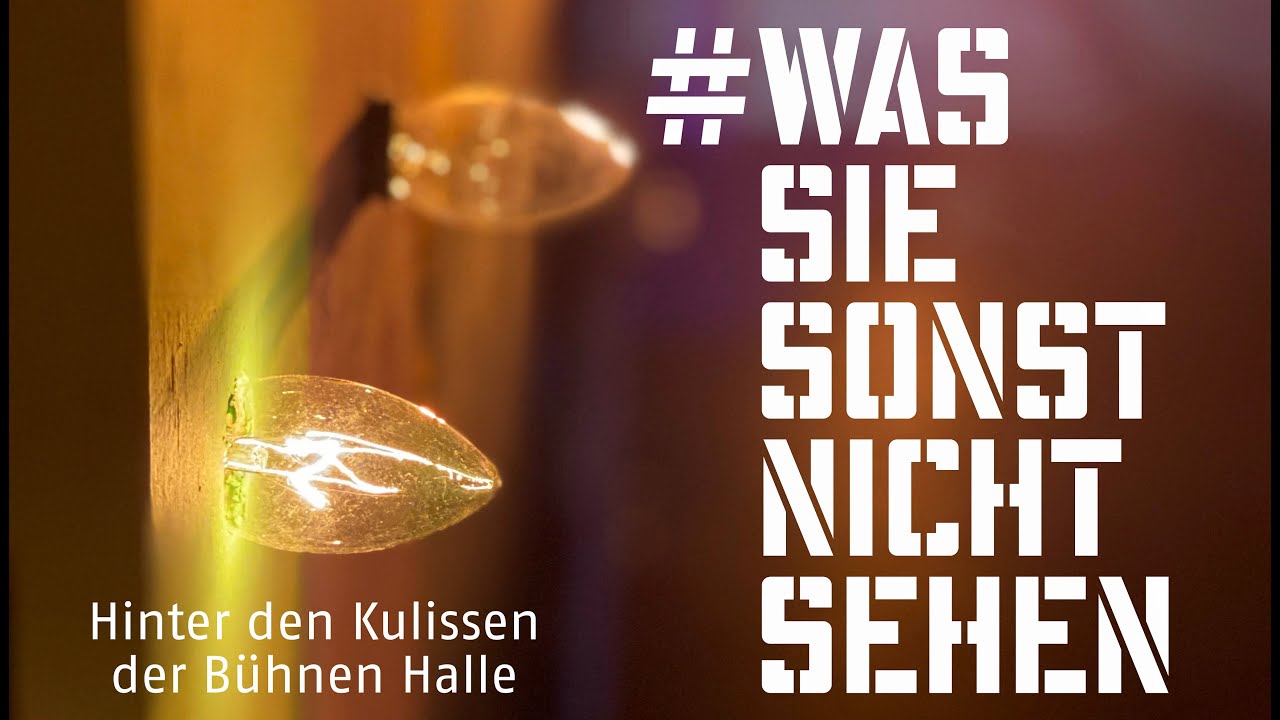 Maskenbildnerei | HINTER DEN KULISSEN DER BÜHNEN HALLE |  #wassiesonstnichtsehen #buehnenhalle