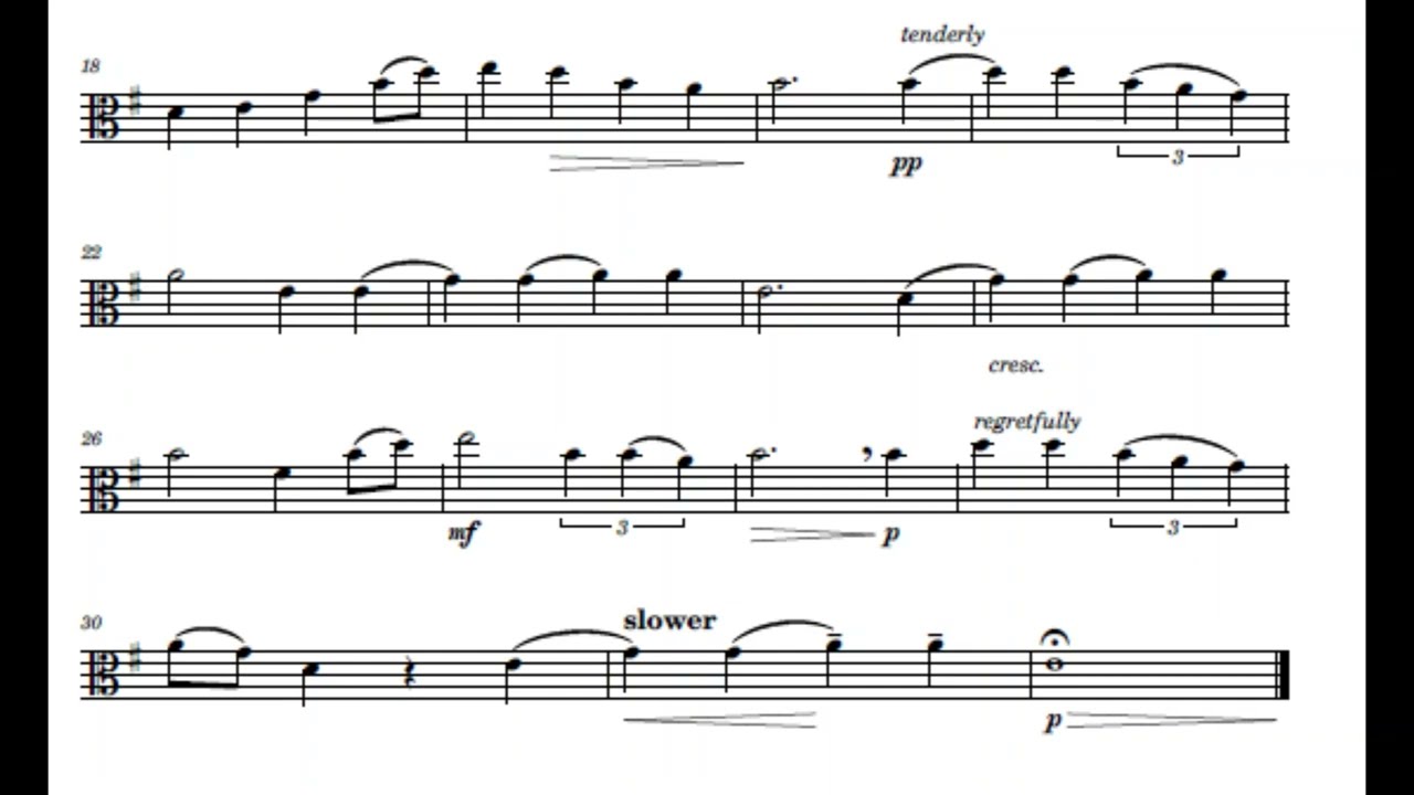Down by the Salley Gardens (viola) - Rebecca Clarke