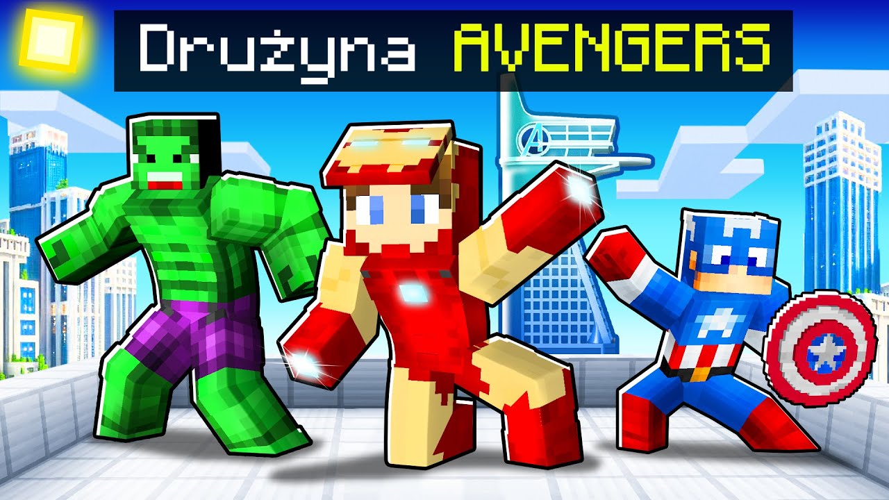 MINECRAFT, ale DRUŻYNA SUPERBOHATERÓW! 🦸‍♂️🦹