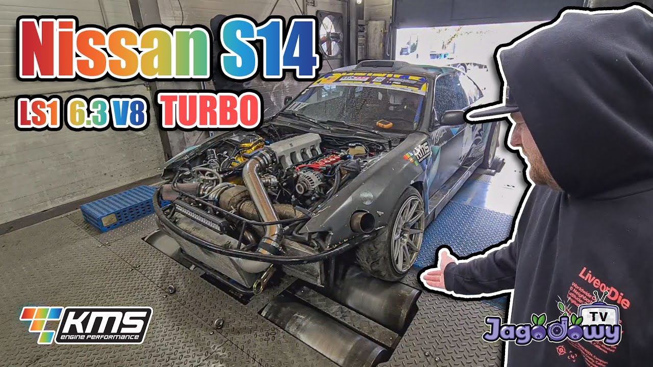 KMS Engine - Nissan S14 + LS1 V8 6.3 TURBO