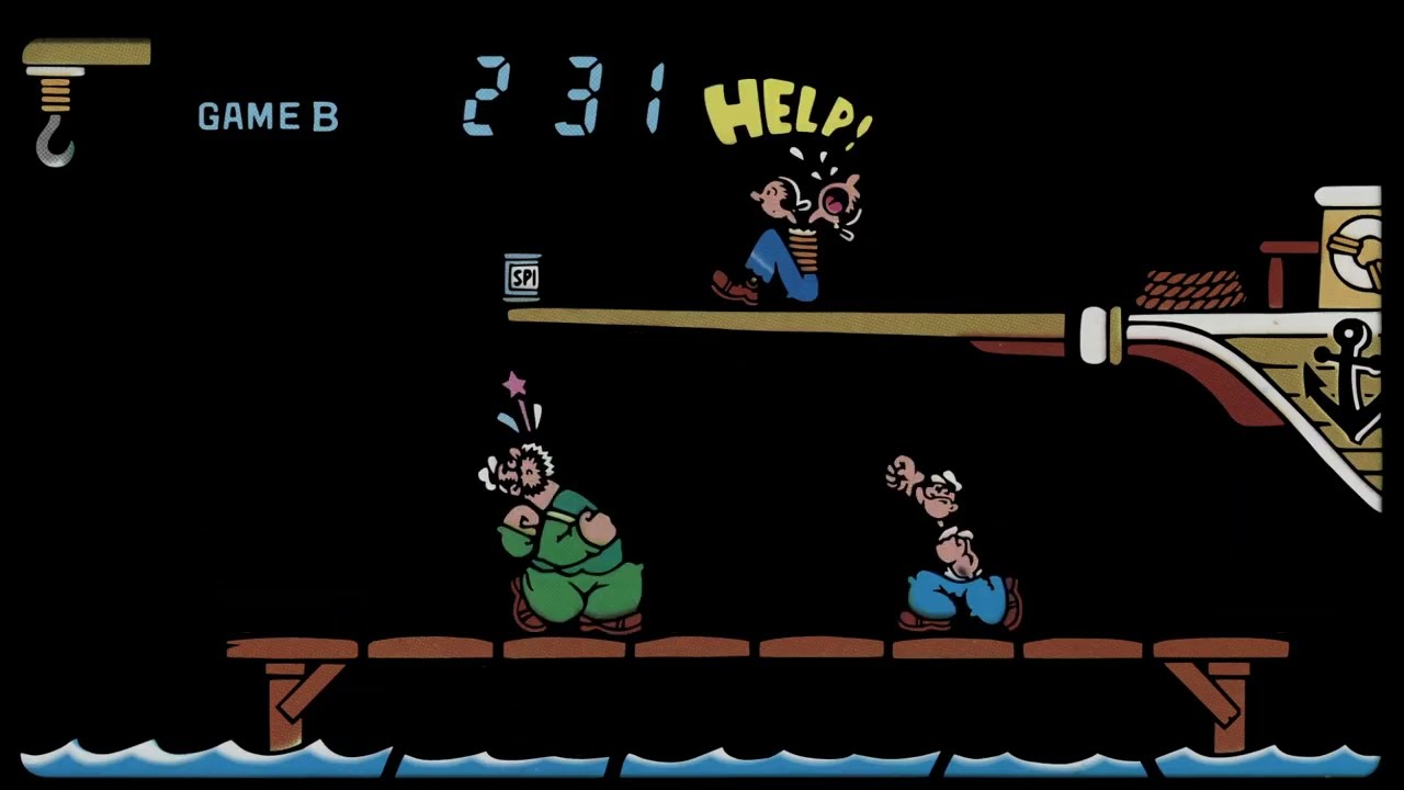 Popeye Game B 300 Points in 3:36