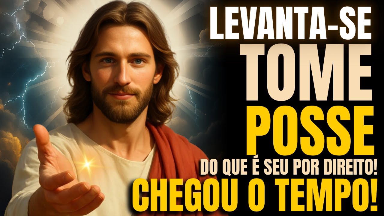 DEUS DIZ: LEVANTE-SE AGORA, SUA VIDA SERÁ TRANSFORMADA HOJE! 🔥💖