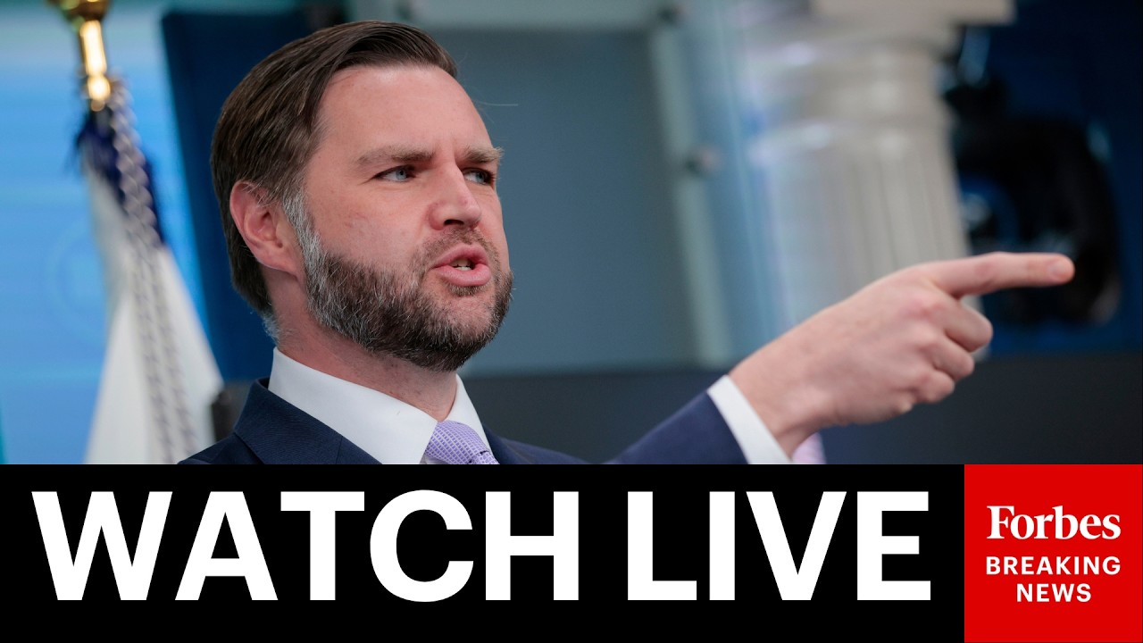 LIVE: Vice President JD Vance Holds a White House Press Briefing After U.S.-Iran Deal Signed