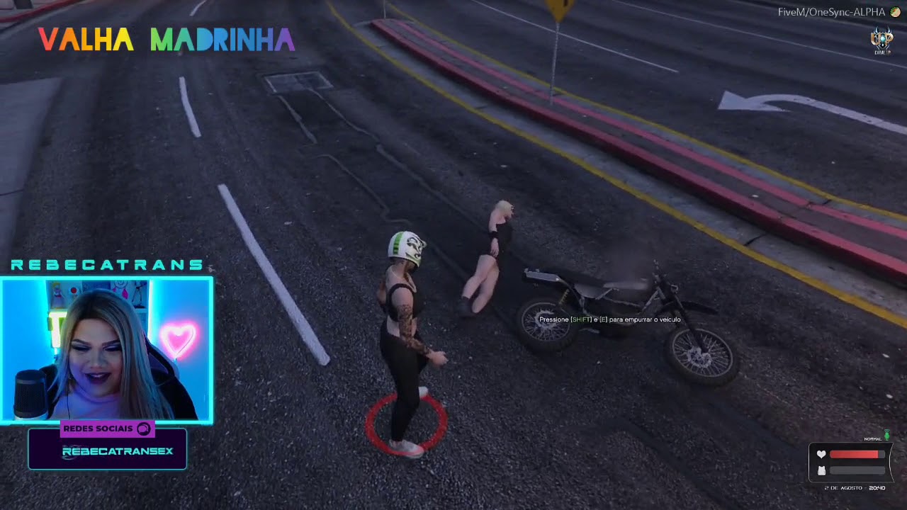 Momentos engraçados no GTA RP - Rebeca Trans e Demi | FbGaming