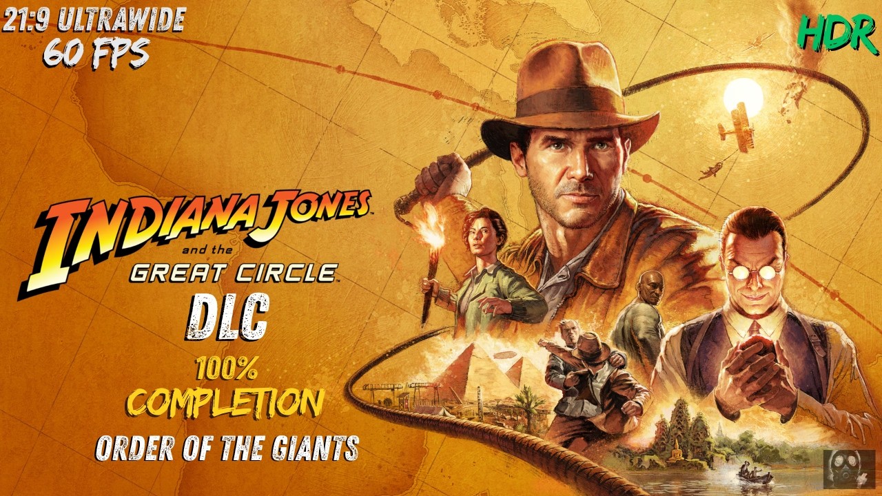 Indiana Jones and The Great Circle – Order of the Giants DLC 100% completion (21:9 60FPS HDR)