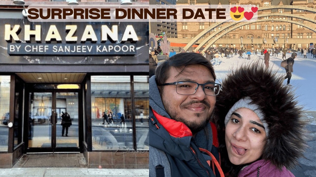 Best Indian Restaurant in Toronto | Surprise Dinner Date  |  The H2 Diaries