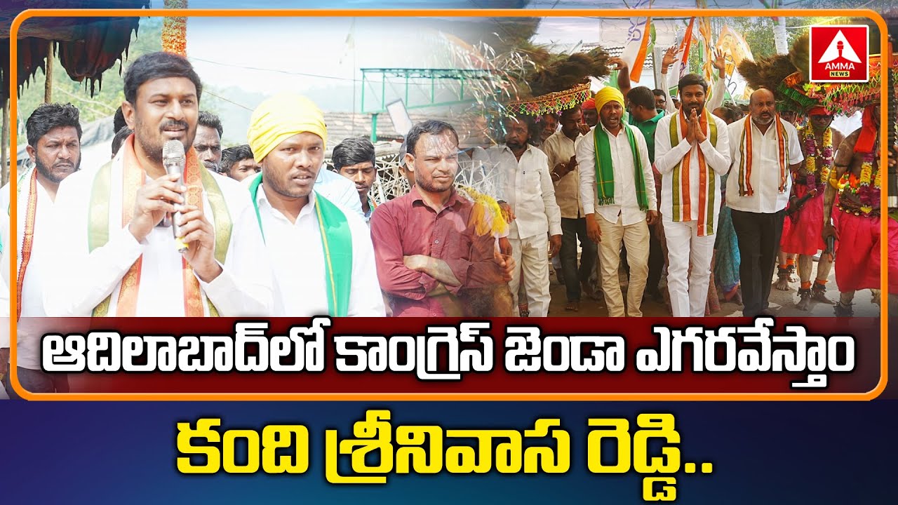 Kandi Srinivas Reddy |ఆదిలాబాద్ లో కాంగ్రెస్ అధికారంలోకి రాబోతోంది :కంది శ్రీనివాస్ రెడ్డి|Amma News