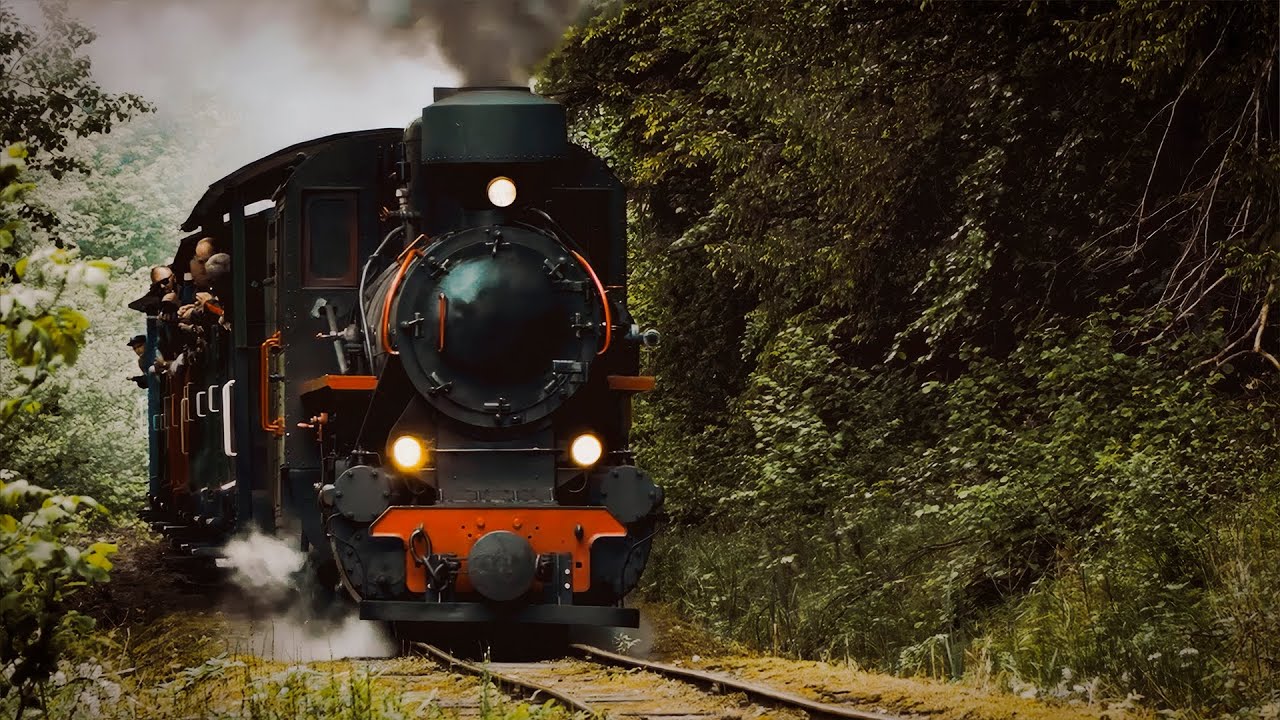 Parowozem Kp4-3772 przez Bieszczady + manewry na stacji Majdan - maj 2024