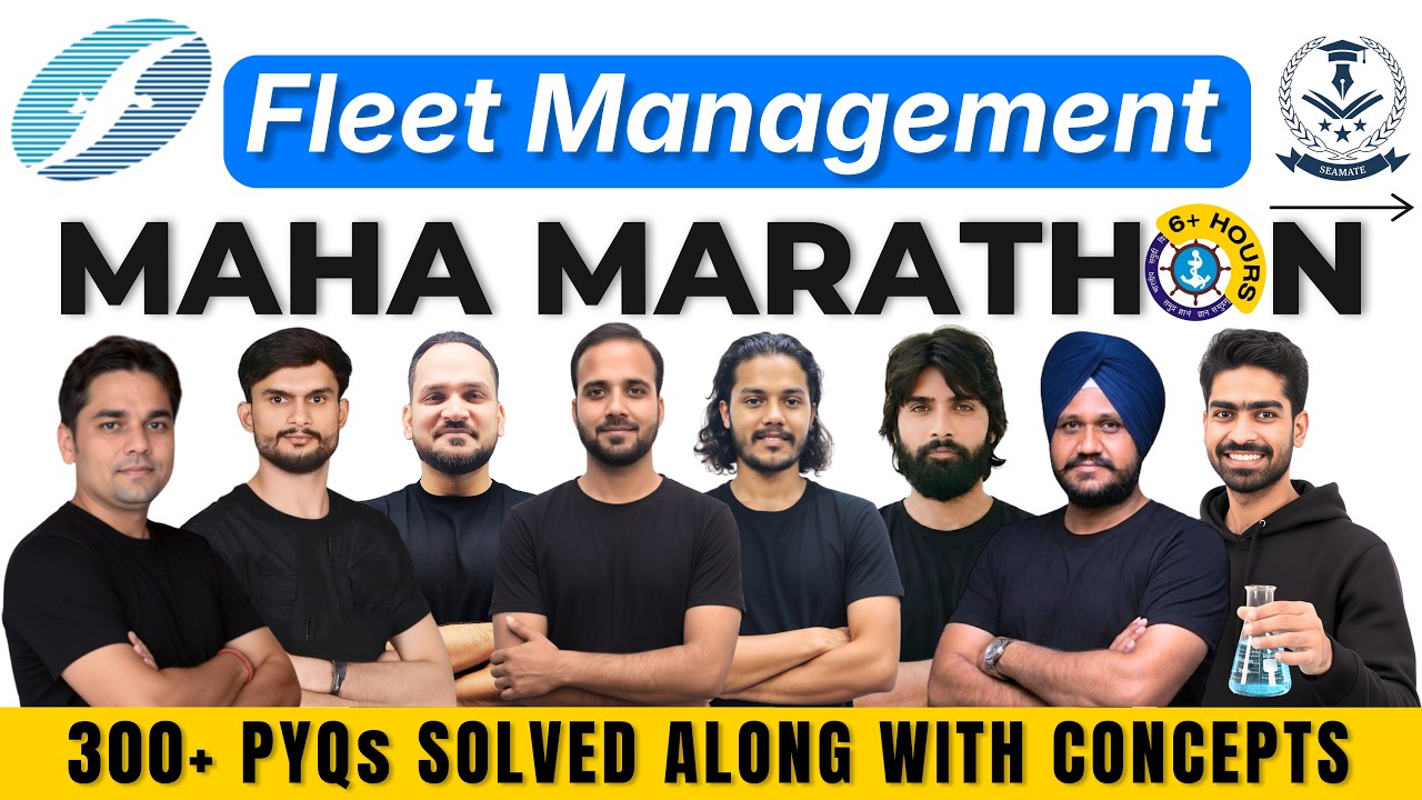 Fleet Management Sponsorship Exam | 300+ PYQs Solved 🔥(Marathon Class)