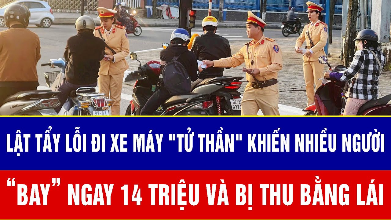 Lật tẩy lỗi đi xe máy 