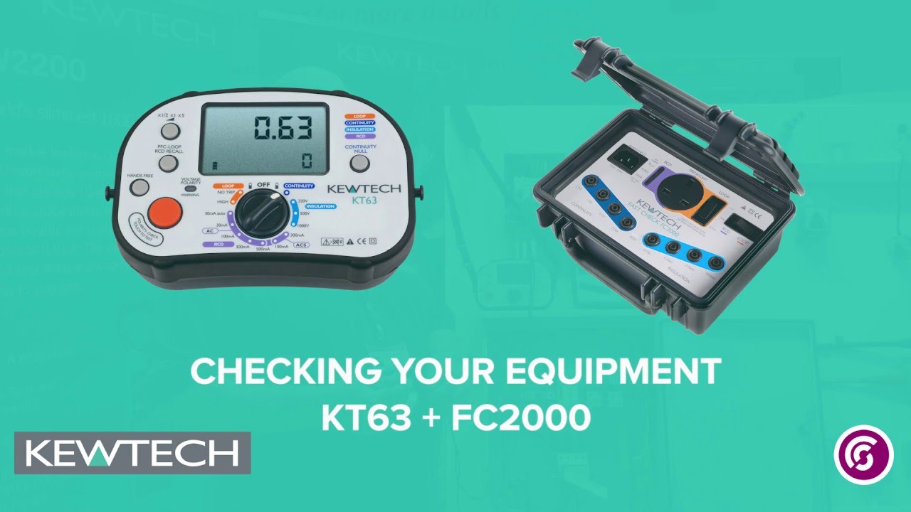 Checking your equipment - The KT63 + FC2000