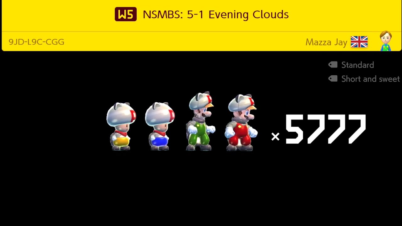 Super Mario Maker 2 – 4 Players (World 5) Super Worlds Local Multiplayer Co Op