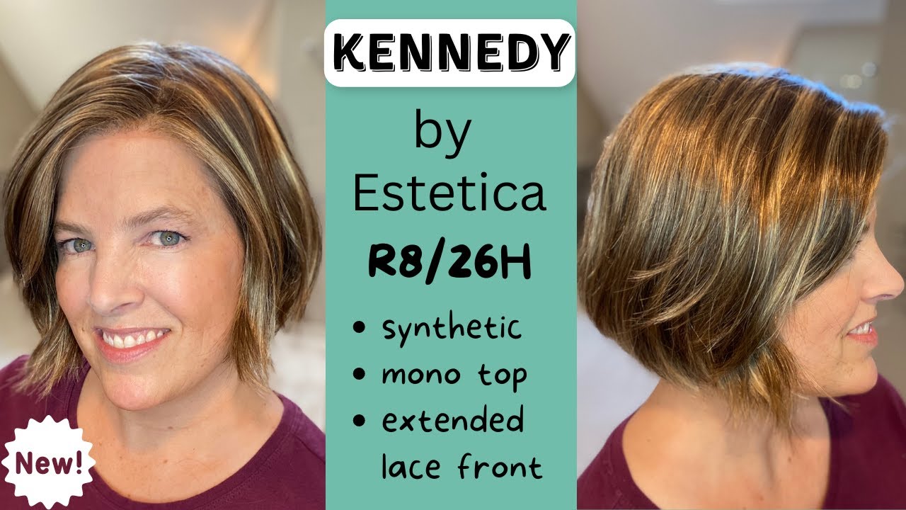 KENNEDY by Estetica in R8/26H, Wig Review, Styling Options, and Color Details