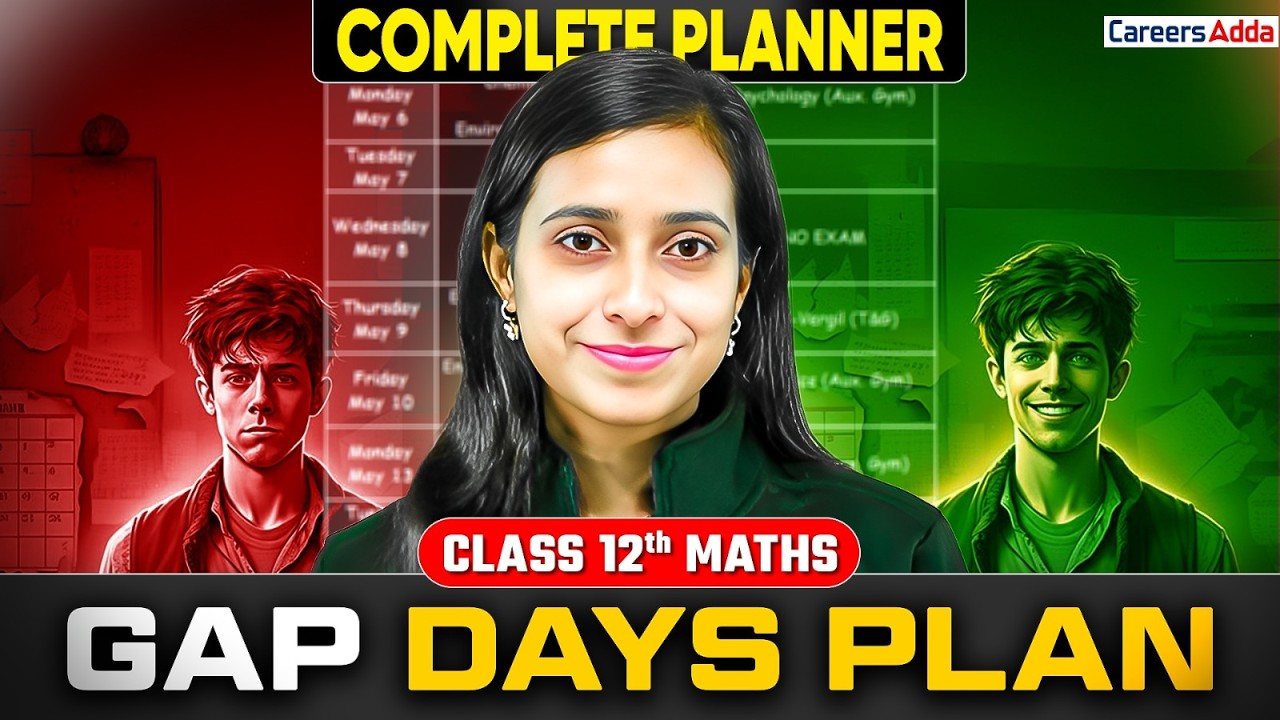 Class 12 Maths Gap Days Planner 2026 🔥 How to Score 80/80 in CBSE Board Exam